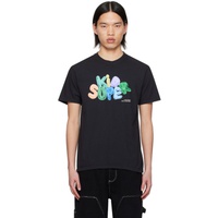 KidSuper Black Bubble T-Shirt 241842M213009