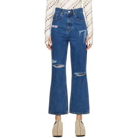 기준 Kijun Blue Guggenheim Jeans 232586F069003