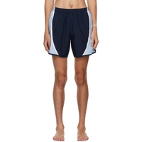 기준 Kijun SSENSE Exclusive Blue & Navy Marathon Shorts 231586M193001