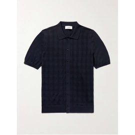 LARDINI Slim-Fit Jacquard-Knit Cotton Shirt 1647597323060910