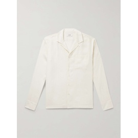 LARDINI Convertible-Collar Linen Shirt 1647597323083212