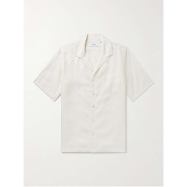 LARDINI Convertible-Collar Linen Shirt 1647597323083250