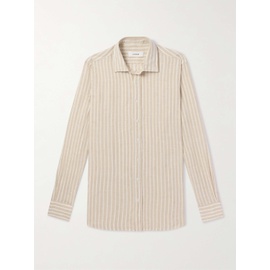 LARDINI Striped Linen Shirt 1647597323060726