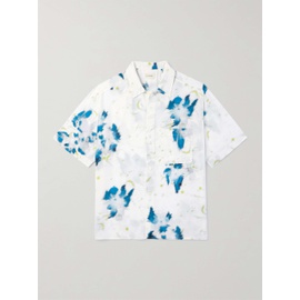 르메르 LEMAIRE Cutaway-Collar Floral-Print Satin Shirt 1647597328620436