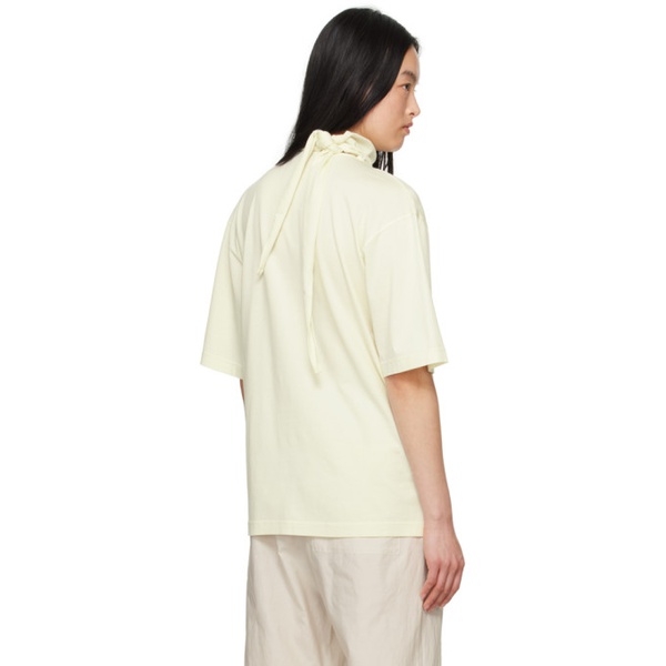  르메르 LEMAIRE Yellow Scarf T-Shirt 241646F110007
