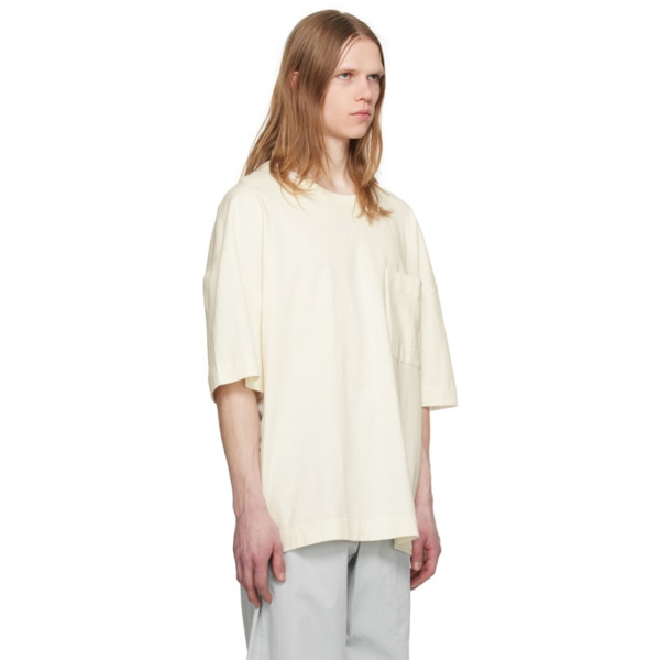  르메르 LEMAIRE 오프화이트 Off-White Boxy T-Shirt 241646M213016