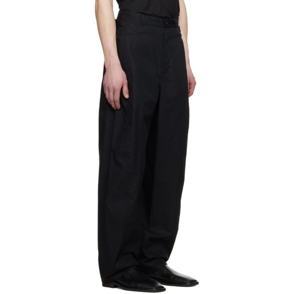  르메르 LEMAIRE Black 3D Trousers 241646M191006