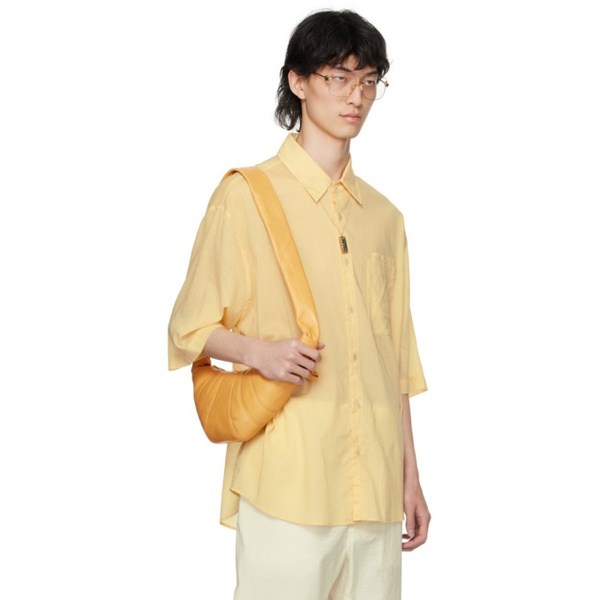  르메르 LEMAIRE Yellow Double Pocket Shirt 241646M192012