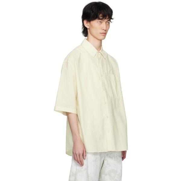  르메르 LEMAIRE Yellow Double Pocket Shirt 241646M192009