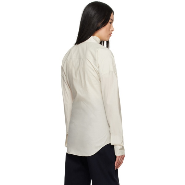  르메르 LEMAIRE 오프화이트 Off-White Fitted Shirt 241646F109004