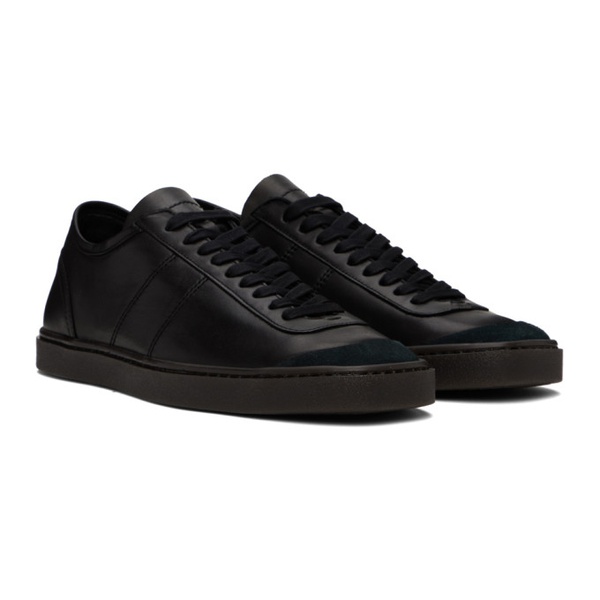  르메르 LEMAIRE Black Linoleum Sneakers 241646F128000