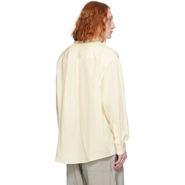  르메르 LEMAIRE 오프화이트 Off-White Patch Pocket Shirt 241646M192027