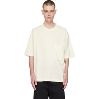 르메르 LEMAIRE 오프화이트 Off-White Garment-Dyed T-Shirt 231646M213016