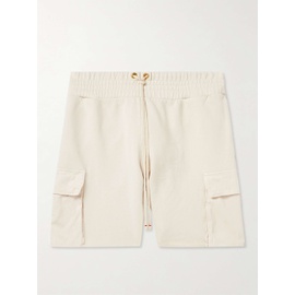 LES TIEN Straight-Leg Cotton-Jersey Drawstring Cargo Shorts 1647597292021106