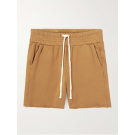 LES TIEN Garment-Dyed Fleece-Back Cotton-Jersey Drawstring Shorts 1647597314979356