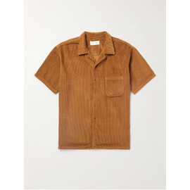 LES TIEN Camp-Collar Garment-Dyed Cotton-Corduroy Shirt 1647597328792153
