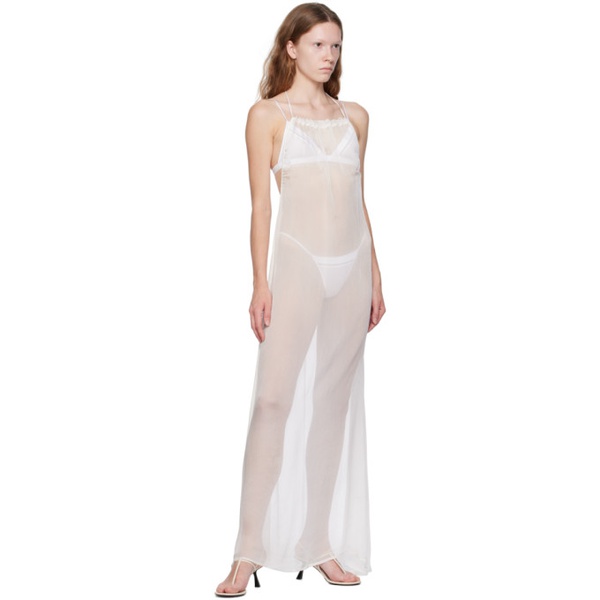  LESET White Celia Maxi Dress 231793F055005
