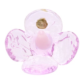 LEVENS JEWELS Purple & Pink Flor Glass Single Earring 241203F022002