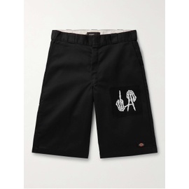 LOCAL AUTHORITY LA + Dickies LA Bones FUFC Straight-Leg Logo-Appliqued Twill Shorts 1647597315359207