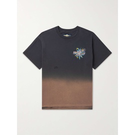LOST DAZE Logo-Print Ombre Cotton-Jersey T-Shirt 1647597295411770