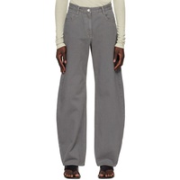로우 클래식 LOW CLASSIC Gray Cocoon Fit Jeans 231666M186001