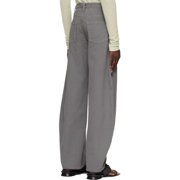  로우 클래식 LOW CLASSIC Gray Cocoon Fit Jeans 231666M186001