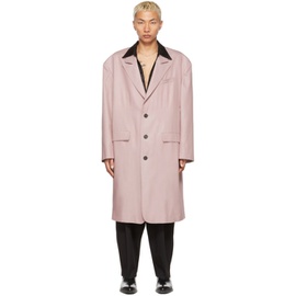 LUU DAN SSENSE Exclusive Pink 90s Tailored Coat 221331M176004