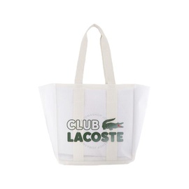 라코스테 Lacoste Transparent Blc Estragon Logo Print Tote Bag NU4150PB-LO-L64