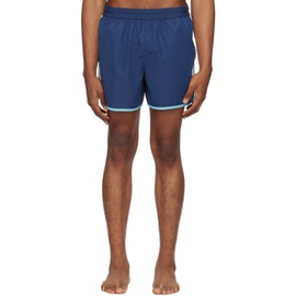 라코스테 Lacoste Blue Colorblock Swim Shorts 241268M208009