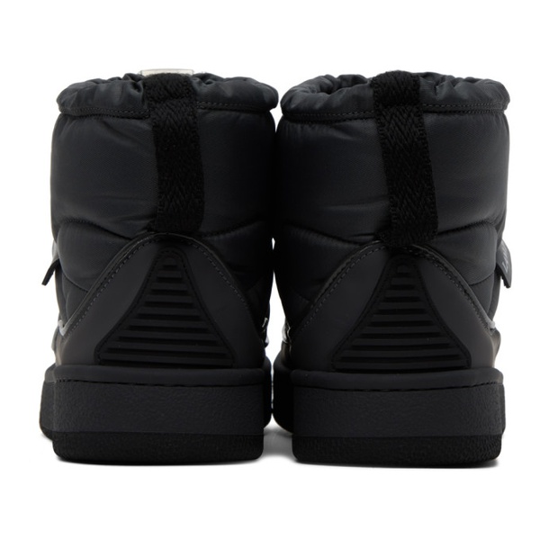  랑방 Lanvin Gray Curb Snow Boots 232254F113002
