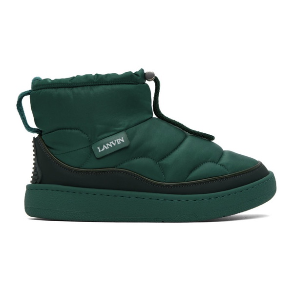  랑방 Lanvin Green Curb Snow Boots 232254F113003