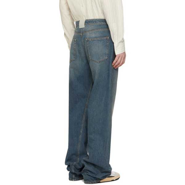  랑방 Lanvin Blue Twisted Jeans 241254M186000