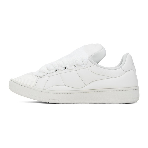  랑방 Lanvin White Curb XL Sneakers 241254M237016