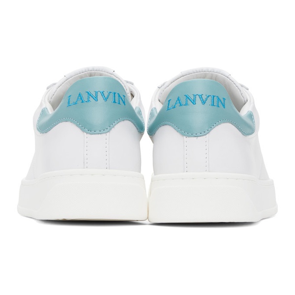  랑방 Lanvin White & Blue DDB0 Sneakers 241254M237023