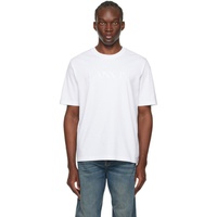 랑방 Lanvin White Oversized T-Shirt 241254M213009