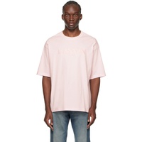 랑방 Lanvin Pink Oversized T-Shirt 241254M213019