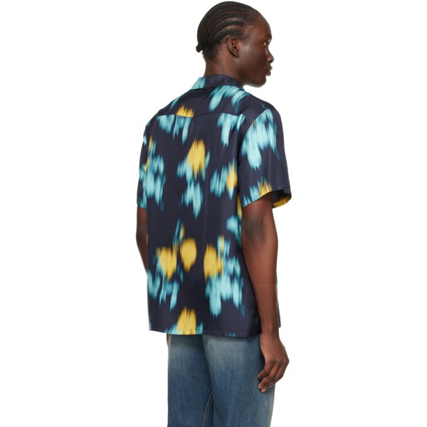  랑방 Lanvin Multicolor Blurred Floral Shirt 241254M192006