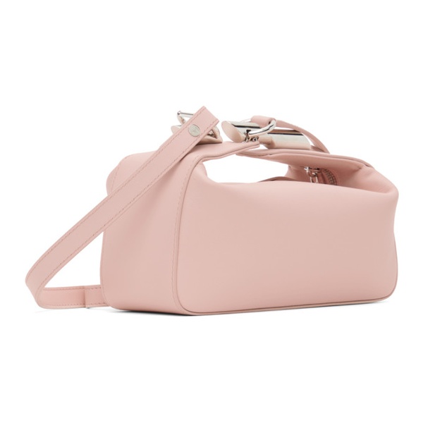  랑방 Lanvin Pink Haute Sequence Leather Clutch Bag 241254F046003