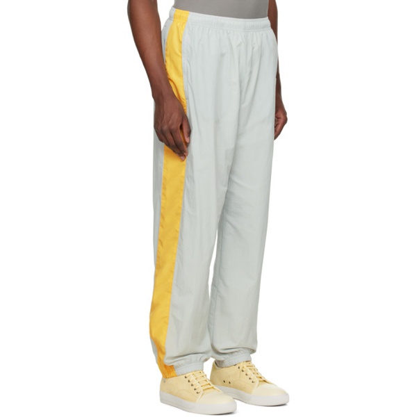  랑방 Lanvin Gray & Yellow Future 에디트 Edition Sweatpants 241254M190012