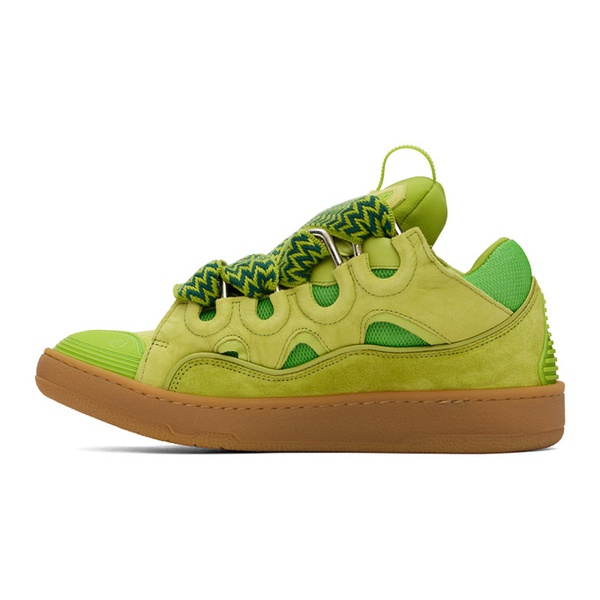  랑방 Lanvin Green Skate Sneakers 241254M237005