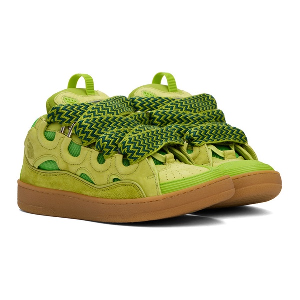  랑방 Lanvin Green Skate Sneakers 241254M237005
