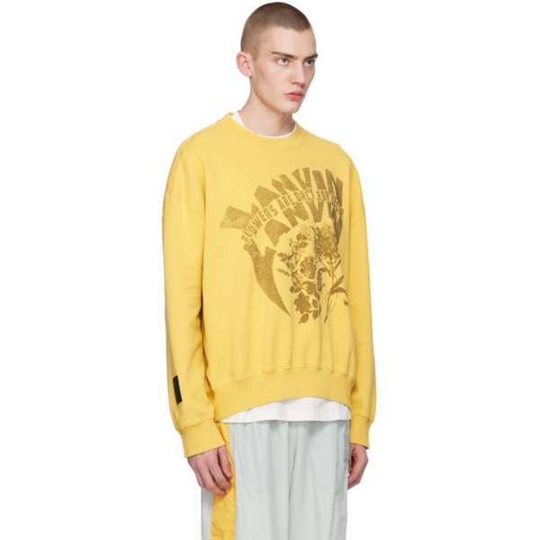  랑방 Lanvin Yellow Future 에디트 Edition Sweatshirt 242254M204002