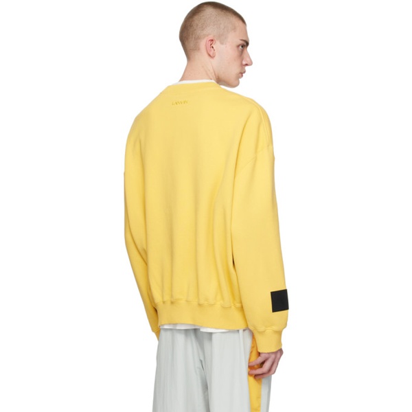  랑방 Lanvin Yellow Future 에디트 Edition Sweatshirt 242254M204002
