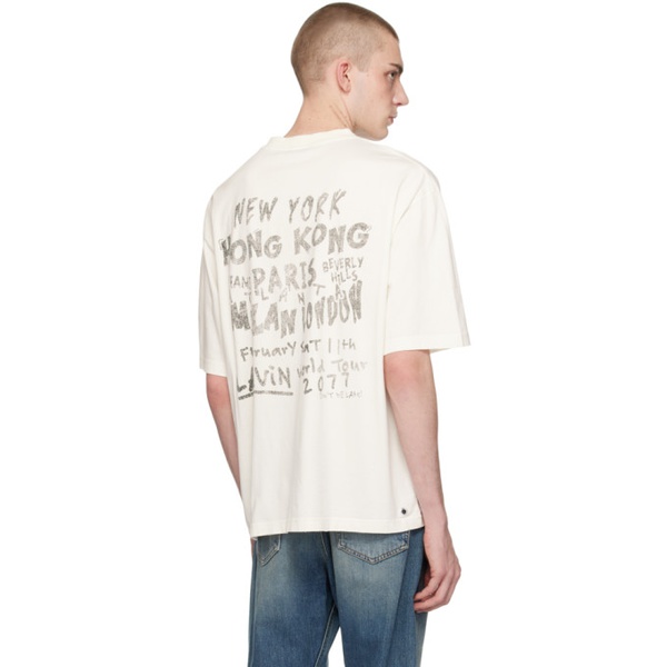  랑방 Lanvin White Future 에디트 Edition T-Shirt 242254M213001