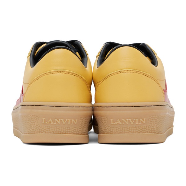  랑방 Lanvin Yellow Future 에디트 Edition Cash Sneakers 242254M237000