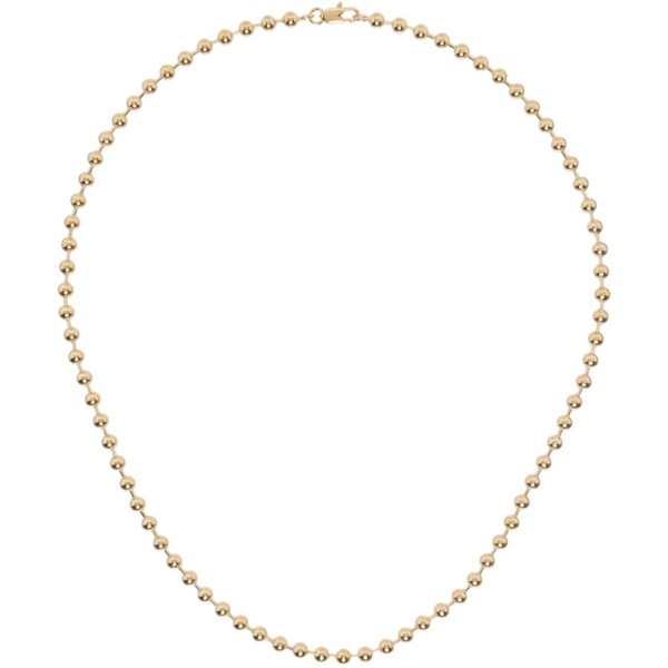  로라 롬바르디 Laura Lombardi Gold Ball Chain Necklace 241253F023015