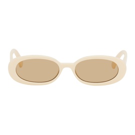 Le Specs 오프화이트 Off-White Outta Love Sunglasses 241135F005050