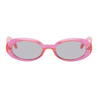 Le Specs Pink Work It! Sunglasses 242135F005002