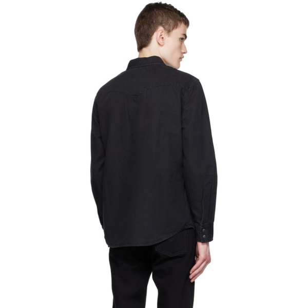  리바이스S Black Classic Western Denim Shirt 232099M192018