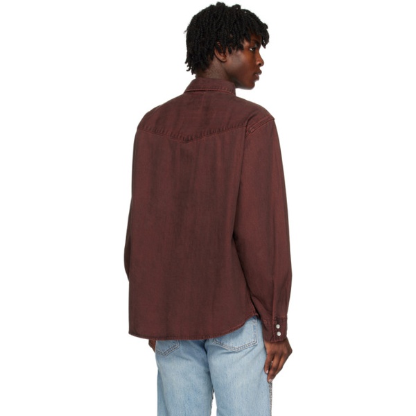  리바이스S Brown Relaxed Fit Denim Shirt 232099M192014